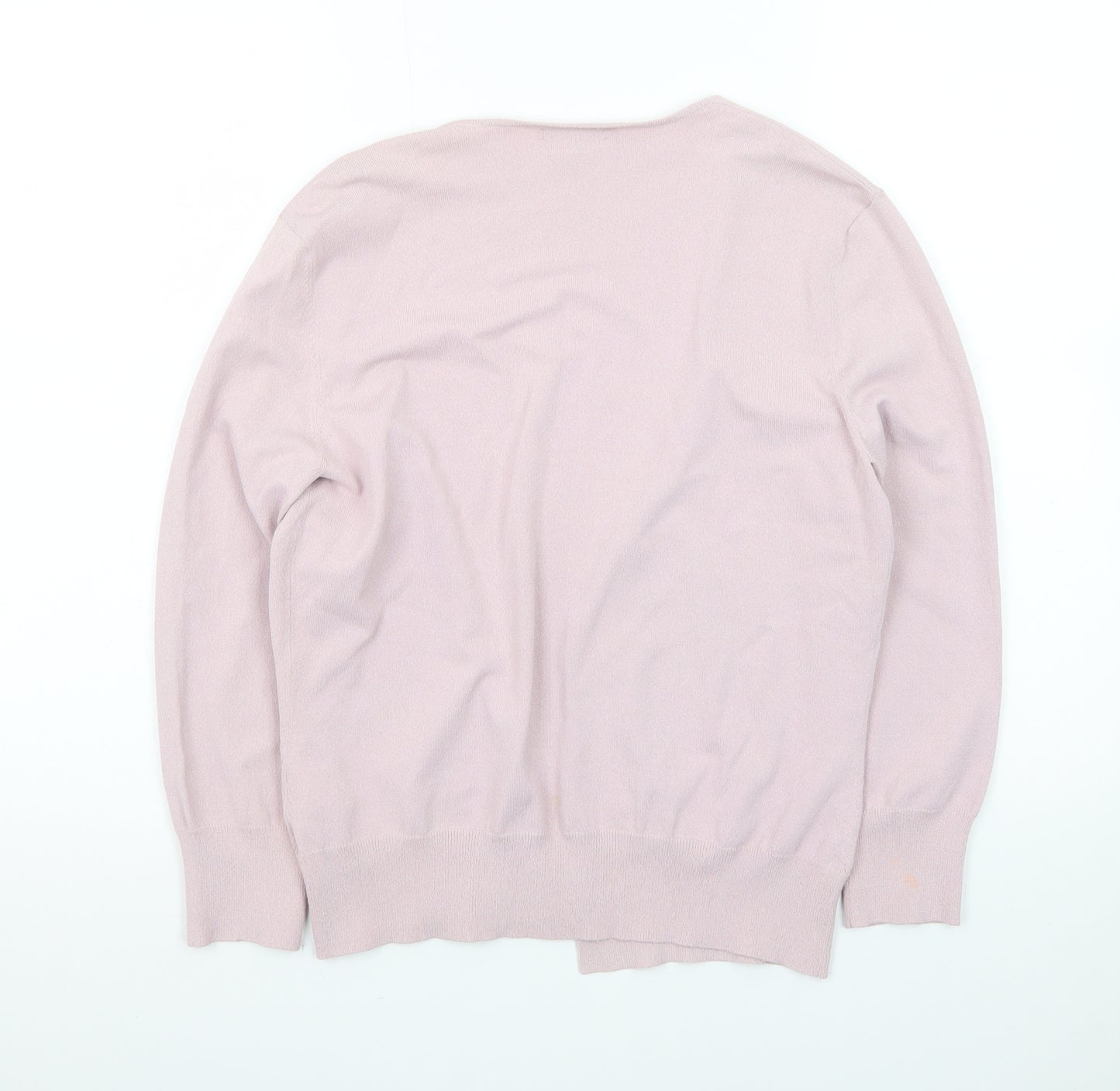 Anne Klein Women's Pink Rayon Blend Cardigan Size M
