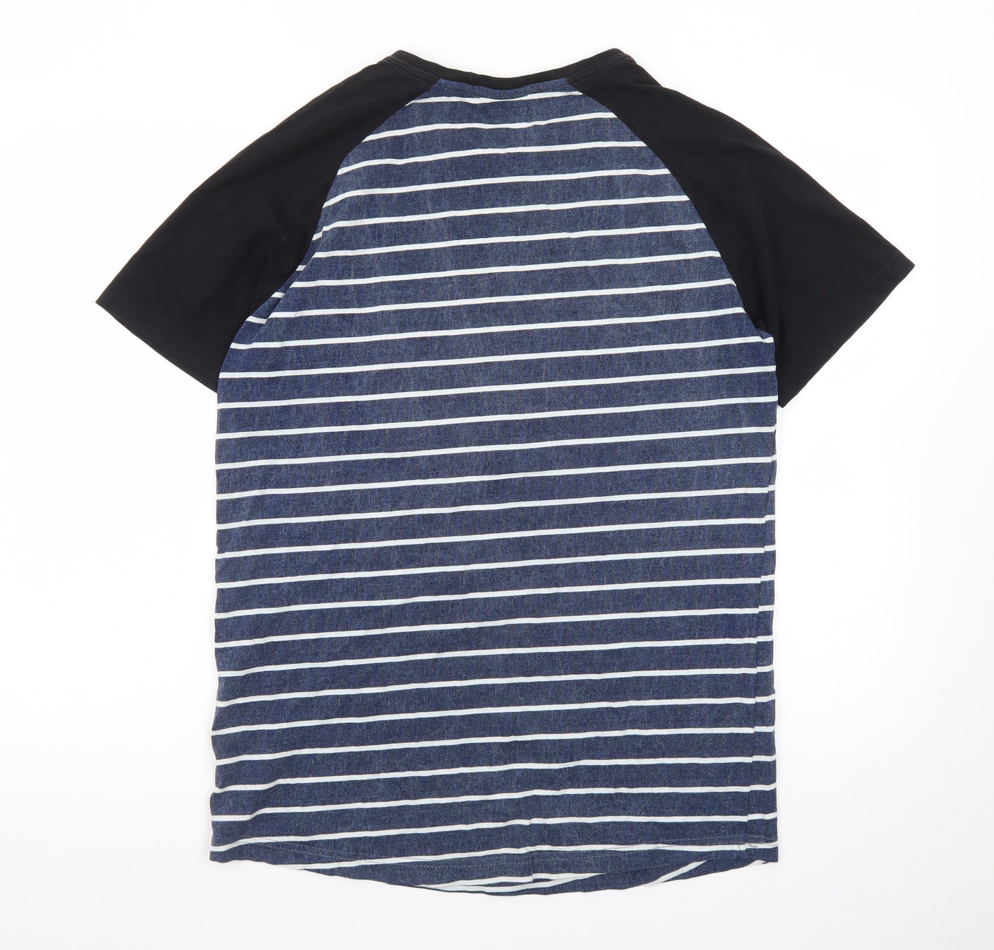 Rip Curl Men’s Blue Striped Short Sleeve Crew Neck T-Shirt Size M