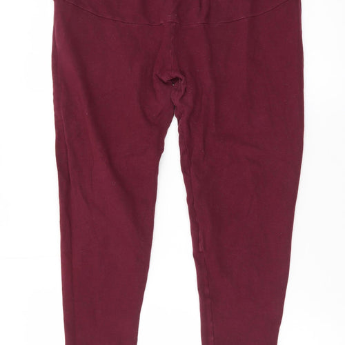 Love Leggings Women Burgundy UK 20 Ankle Stretch Leggings