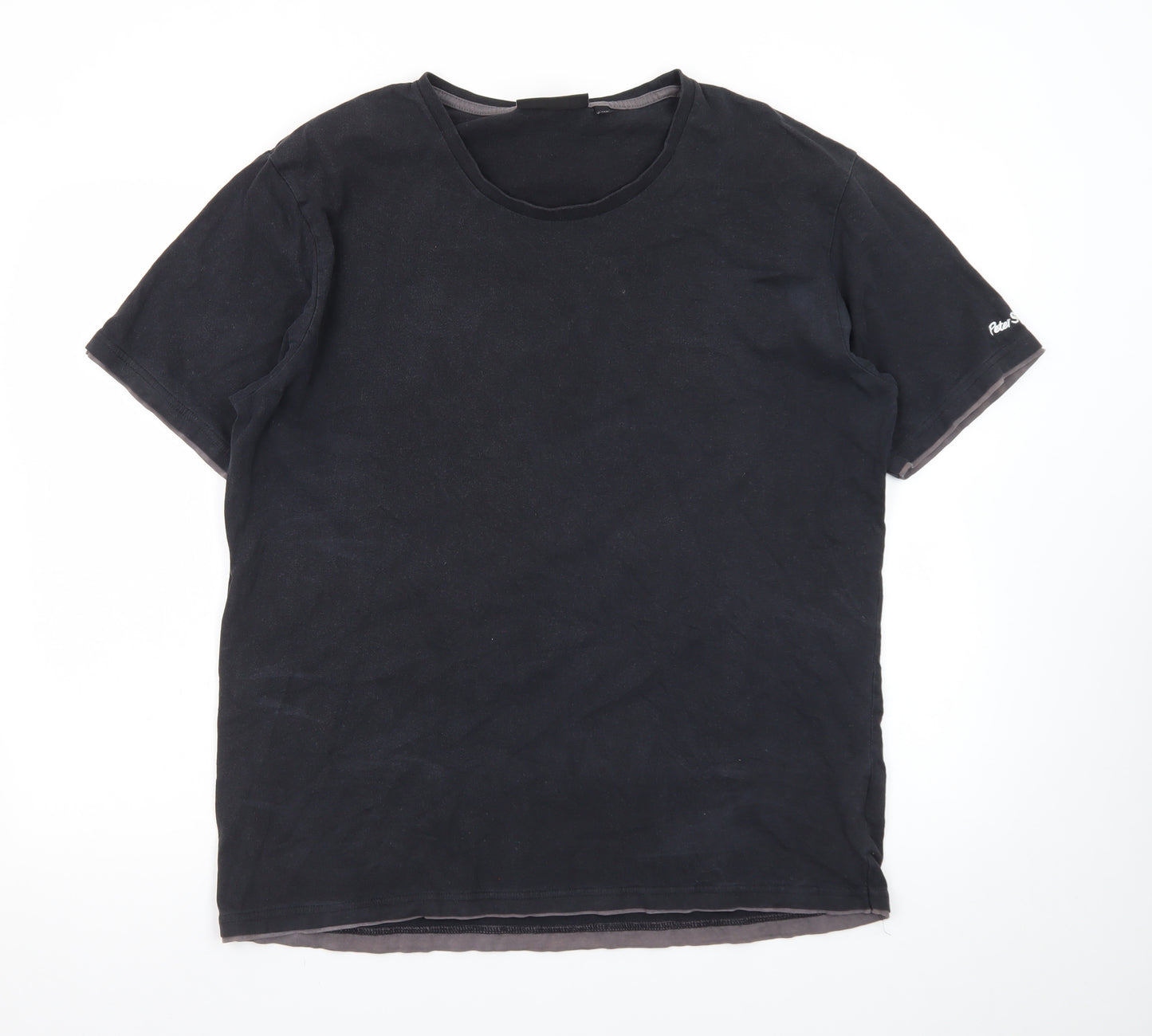 Peter Storm Men's Black XL Crew Neck Cotton T-Shirt