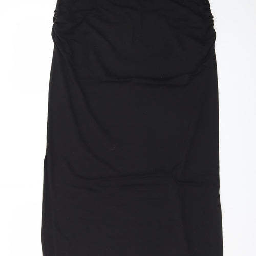 H&M Divided Women Black Midi Stretch Pencil Skirt XL