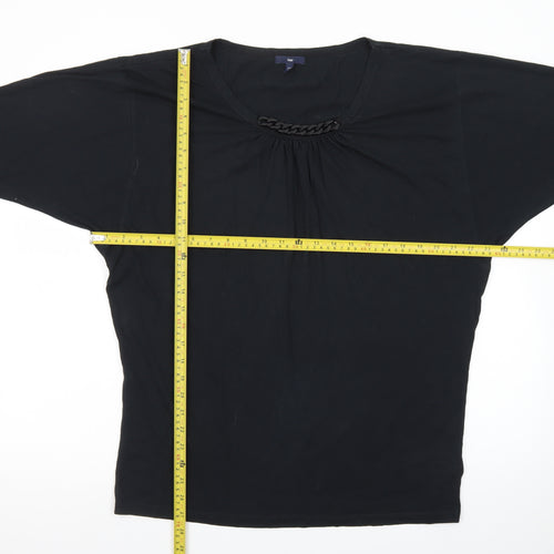 Gap Women’s Black Short Sleeve Cotton Modal T-Shirt Size L