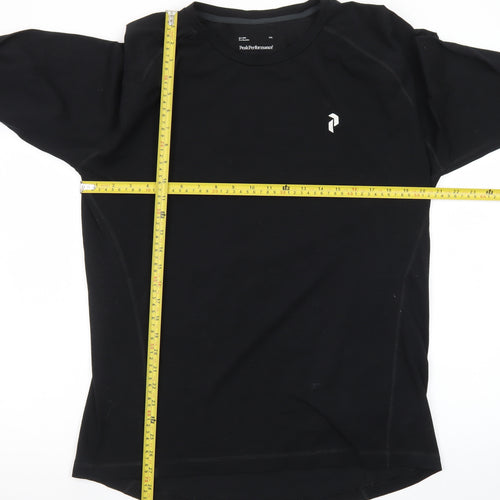 PeakPerformance Men's Black Long Sleeve Sports T-Shirt XXL