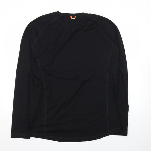 PeakPerformance Men's Black Long Sleeve Sports T-Shirt XXL