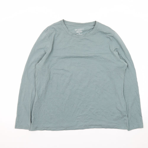 Primark Men’s Green Long Sleeve Stretch Crew T-Shirt XL