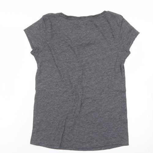 Atmosphere Women’s Grey Basic Short Sleeve Jersey T-Shirt Size 12