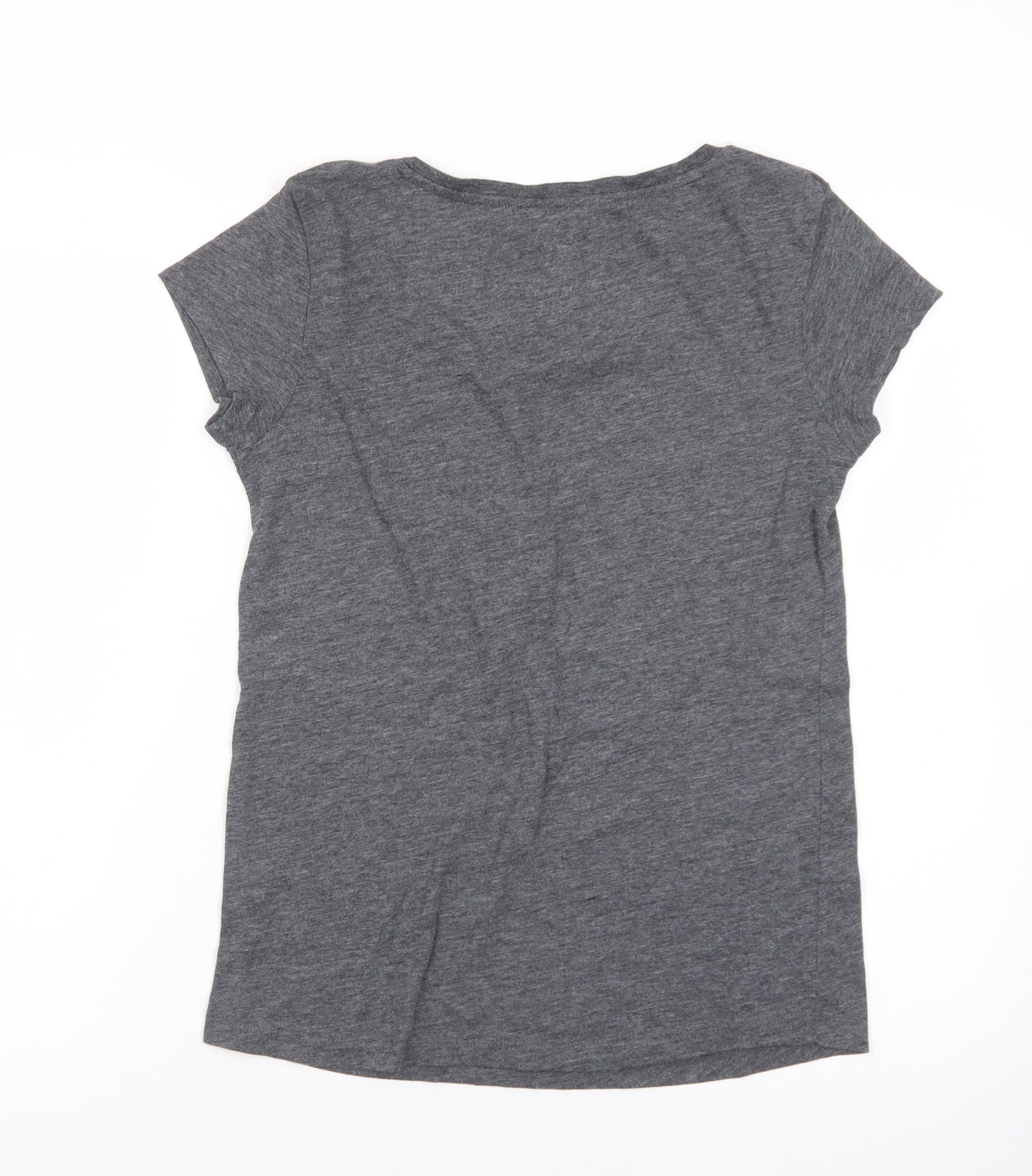 Atmosphere Women’s Grey Basic Short Sleeve Jersey T-Shirt Size 12