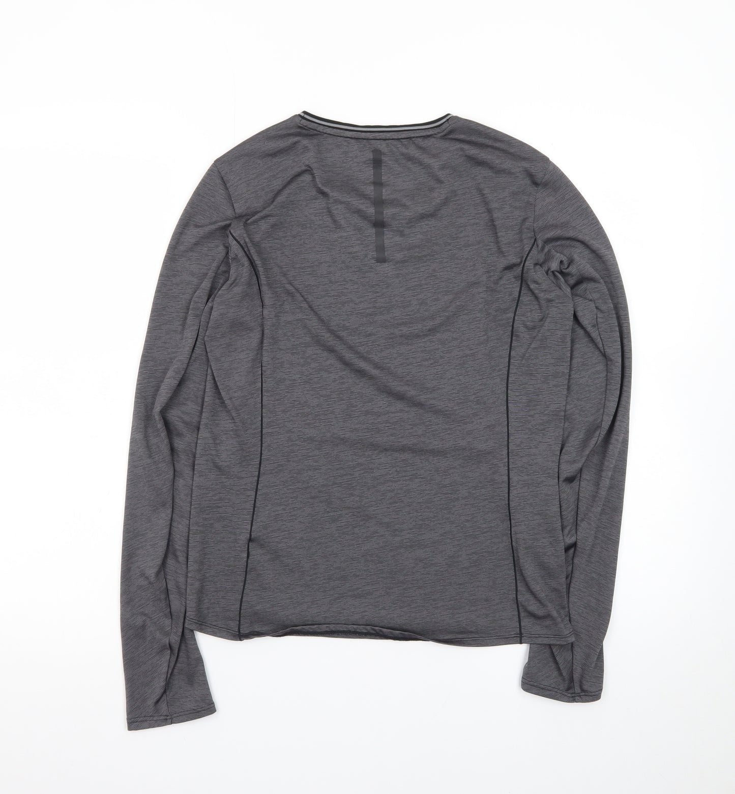 Scrida Sport Men’s Grey Long Sleeve Athletic Fit T-Shirt Size S