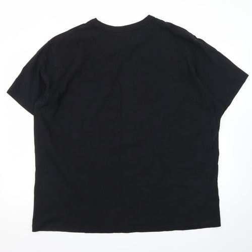 Uniqlo Men’s Black 3XL Crew Neck Cotton T-Shirt