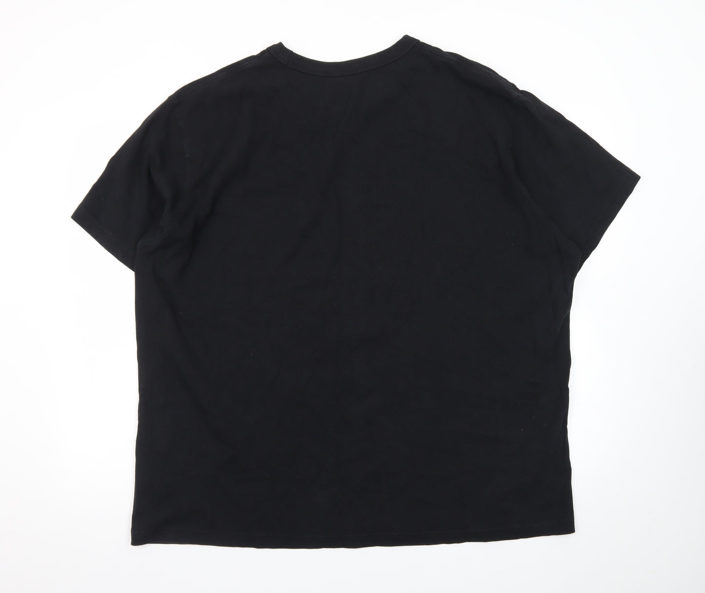 Uniqlo Men’s Black 3XL Crew Neck Cotton T-Shirt
