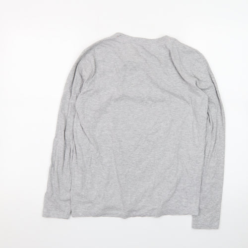Threadbare Women’s Grey Long Sleeve Funny Avocado T-Shirt Size 10