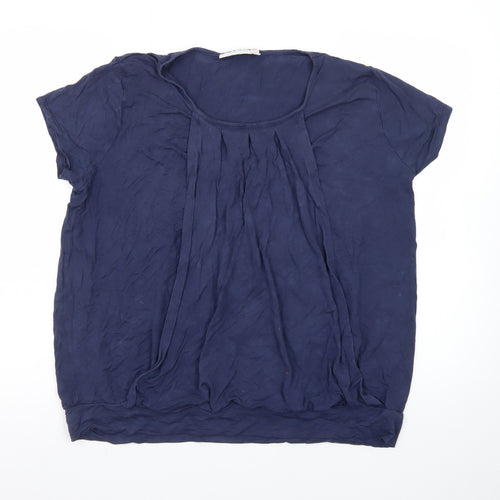 JoJo Maman Bébé Women’s Blue Cotton Maternity T-Shirt Size L