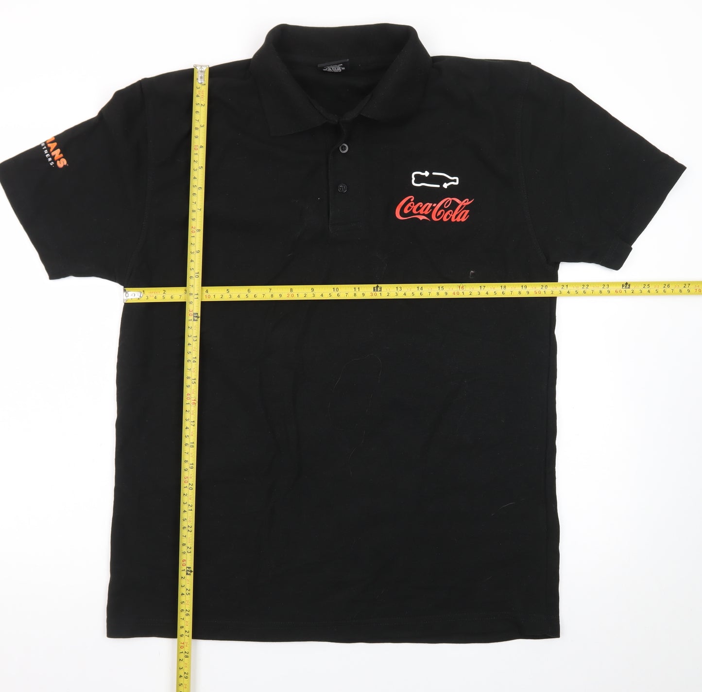 PRO RTX Men’s Black Coca-Cola Logo Short Sleeve Work Polo L