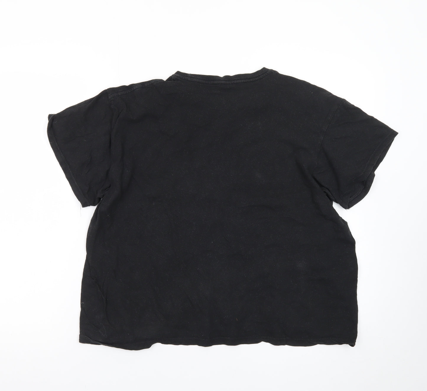 Club Black Ocean Student T-Shirt Men's L Graphic Print Cotton