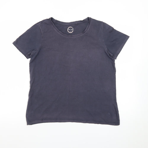 Next Women’s Blue Cotton Basic Short Sleeve T-Shirt Size 12