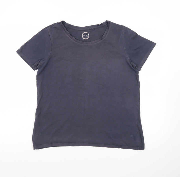Next Women’s Blue Cotton Basic Short Sleeve T-Shirt Size 12