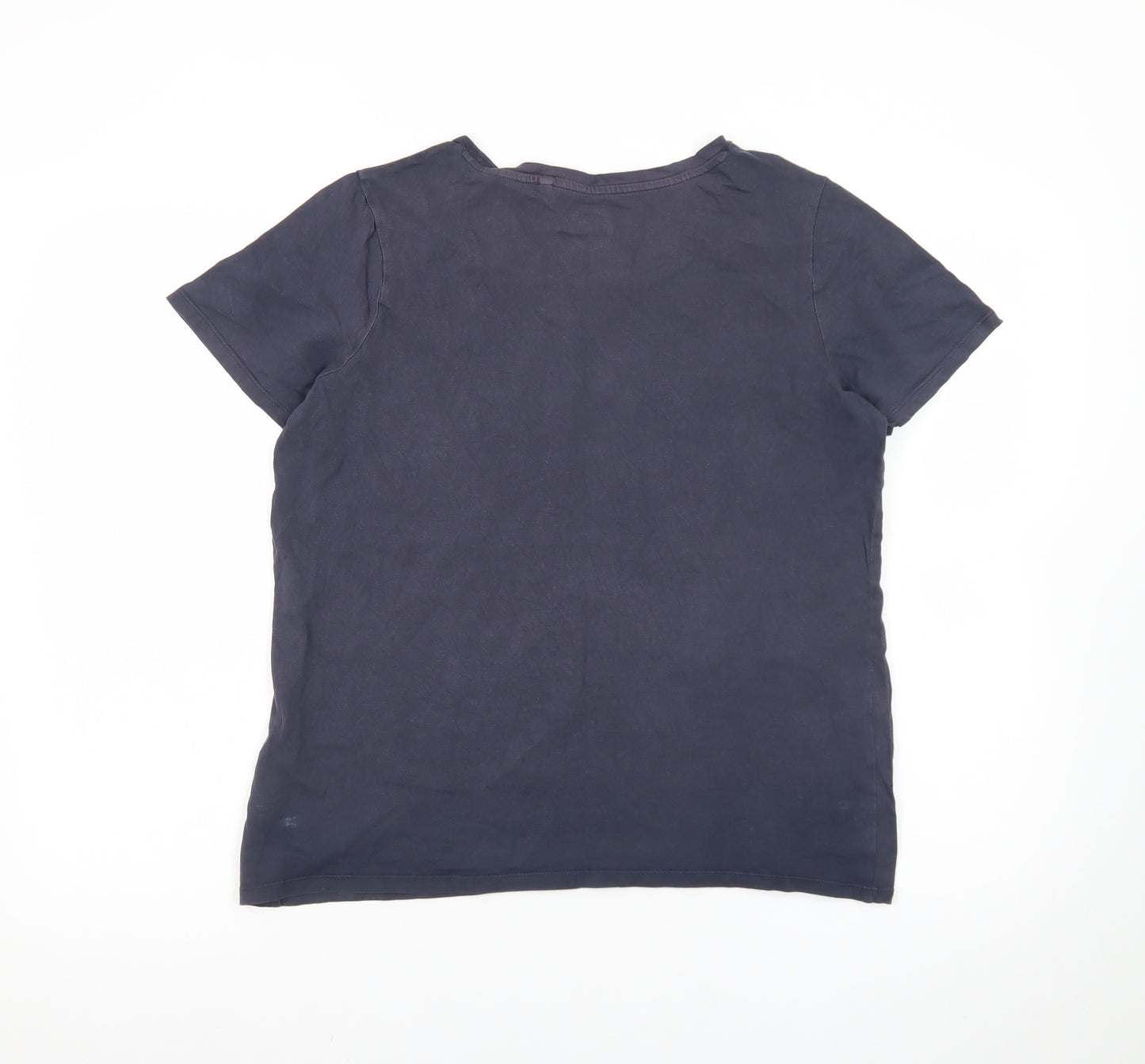 Next Women’s Blue Cotton Basic Short Sleeve T-Shirt Size 12