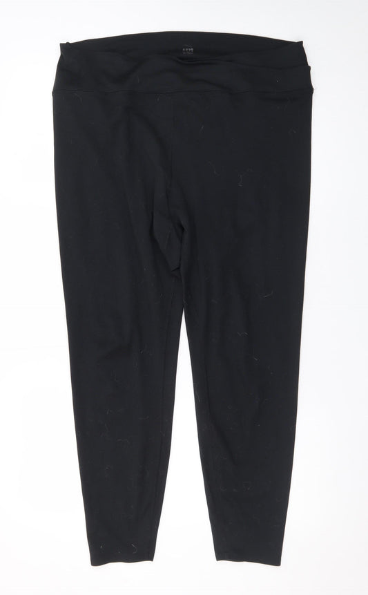 Marks and Spencer Women's Black High Rise Stretch Leggings Size 20