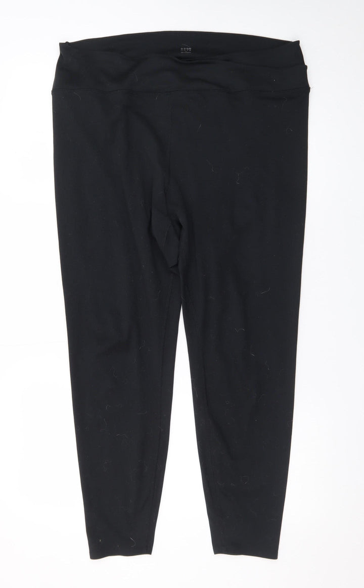 Marks and Spencer Women's Black High Rise Stretch Leggings Size 20