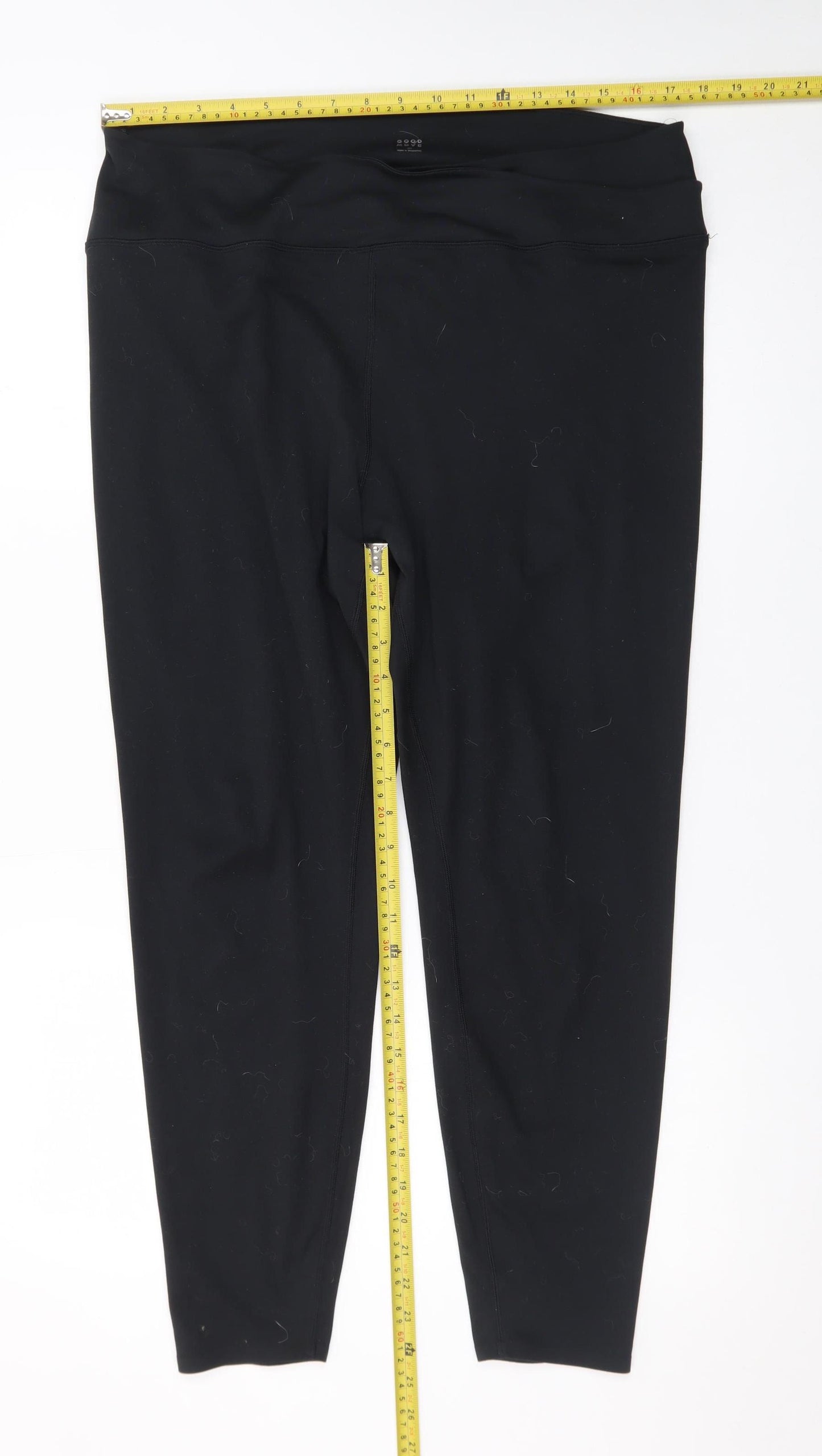 Marks and Spencer Women's Black High Rise Stretch Leggings Size 20