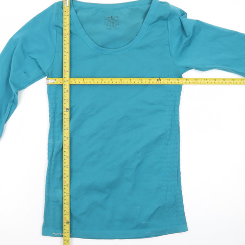 PureLime Women’s Turquoise Seamless Long Sleeve T-Shirt L/XL
