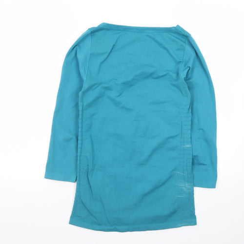 PureLime Women’s Turquoise Seamless Long Sleeve T-Shirt L/XL