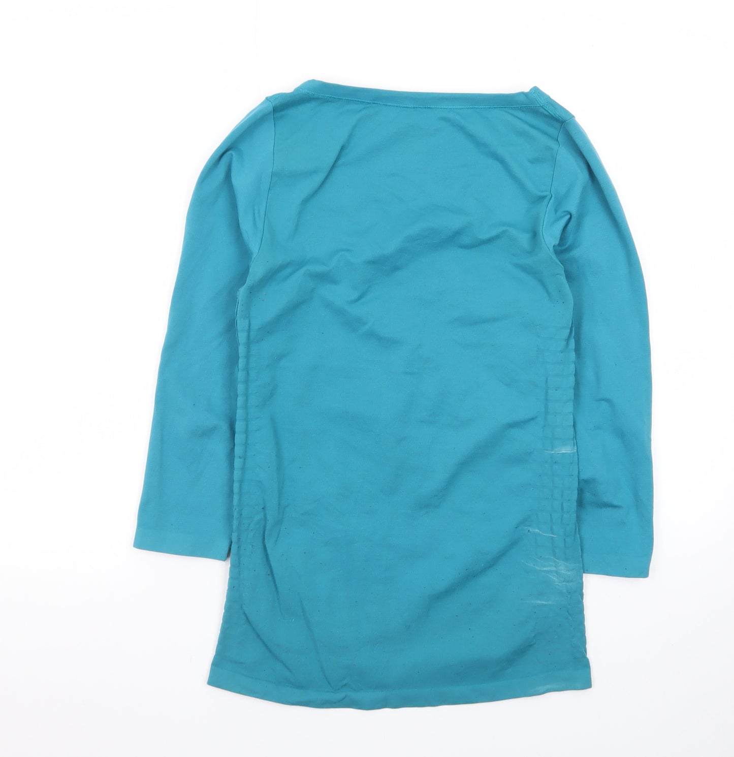 PureLime Women’s Turquoise Seamless Long Sleeve T-Shirt L/XL