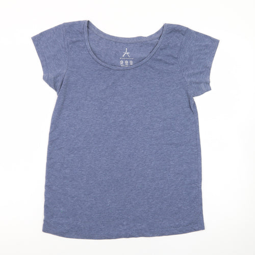Atmosphere Women Blue Size 12 Classic Short Sleeve T-Shirt