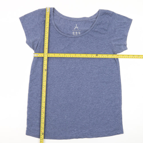 Atmosphere Women Blue Size 12 Classic Short Sleeve T-Shirt