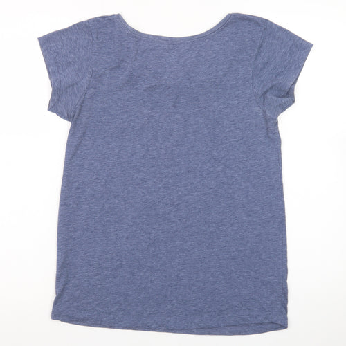 Atmosphere Women Blue Size 12 Classic Short Sleeve T-Shirt