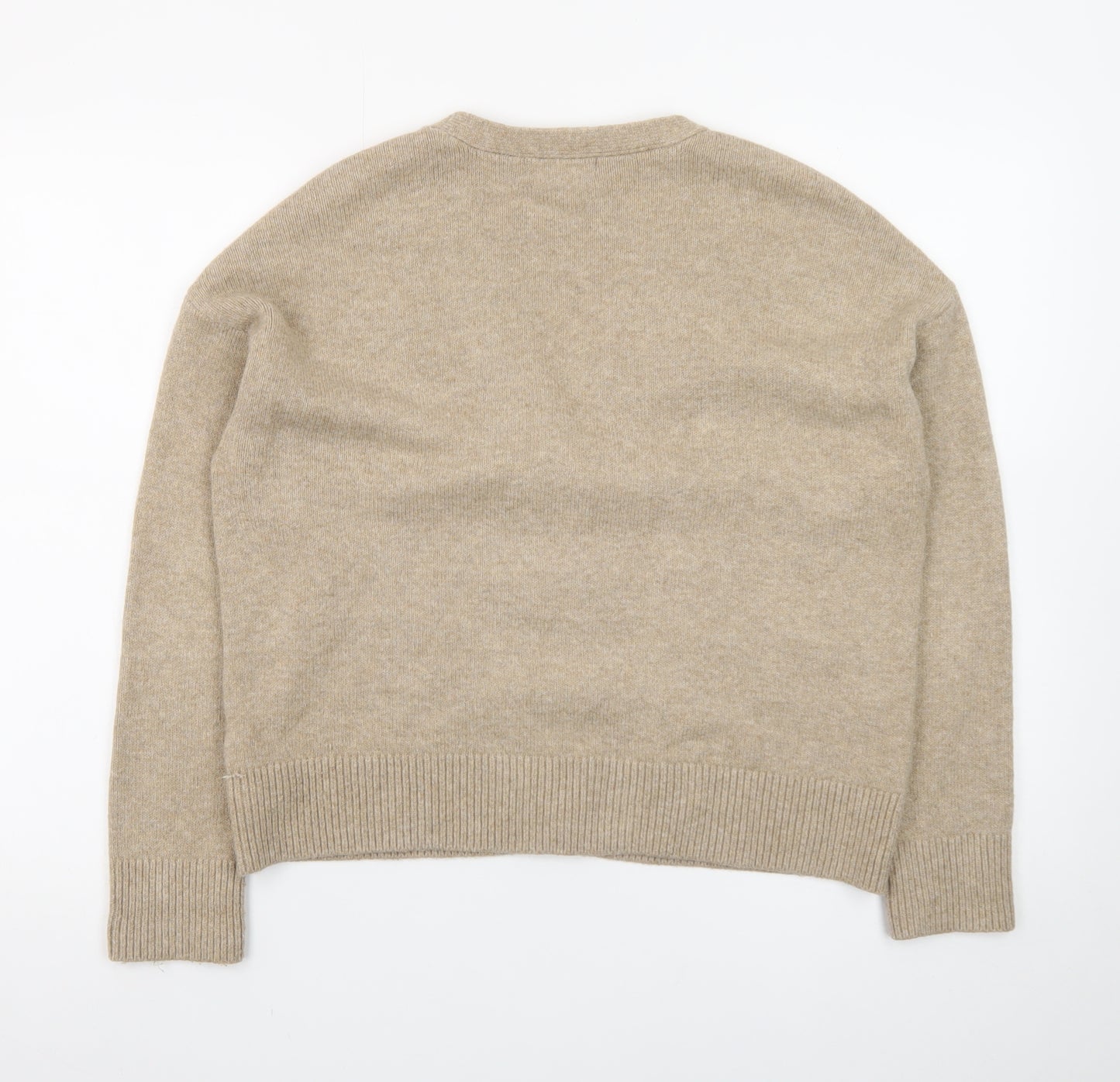 Marks and Spencer Women’s Beige Wool Blend Cardigan UK Small