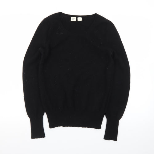 GAP Women’s Black 100% Cashmere Crew Neck Jumper XS