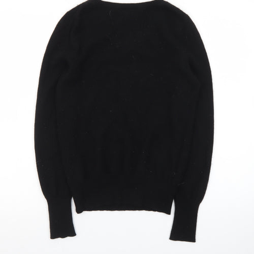 GAP Women’s Black 100% Cashmere Crew Neck Jumper XS