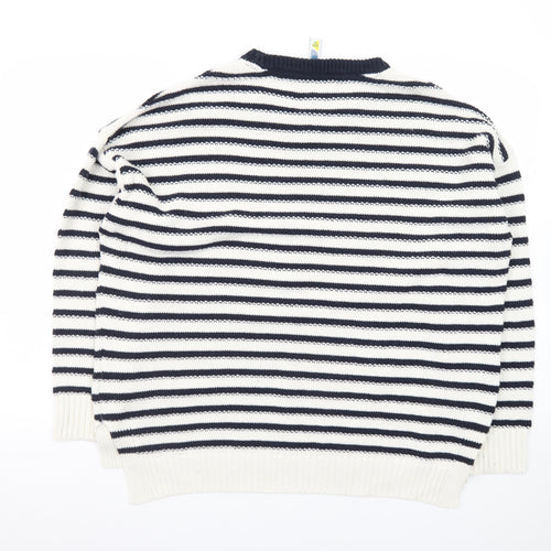 Seasalt Women’s Multicoloured Striped Cotton Jumper Size 16