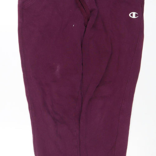 Champion Women’s Purple Jogger Sweatpants Size S Cotton Blend Fleece