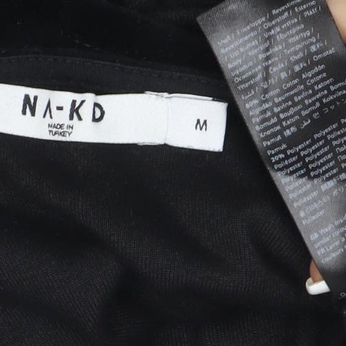 NA-KD Women’s Black Velvet Camisole Tank Top Size M