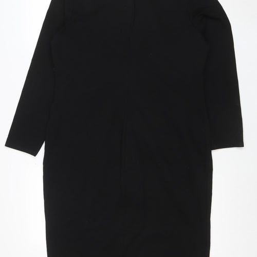 Marks and Spencer Women's Black Beaded Sheath Dress Size 16