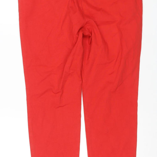 Next Women's Red Straight Stretch Jeans Size 14 Regular