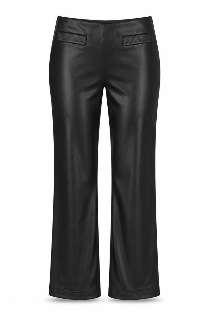 Front view of C&A Clockhouse Women’s Black Polyester Slim Fit Leggings, size UK 10