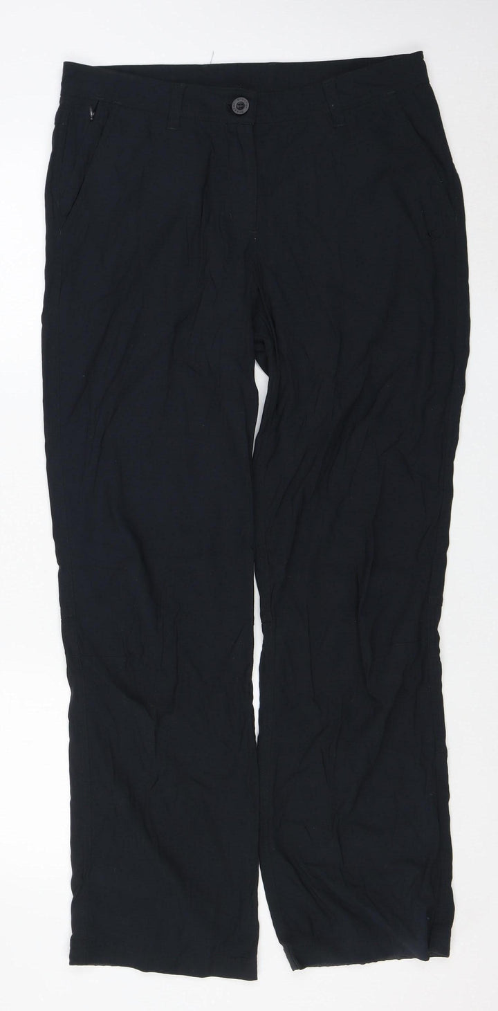 Brasher Women's Black Size 12 Cargo Trousers Polyamide Stretch Outdoor