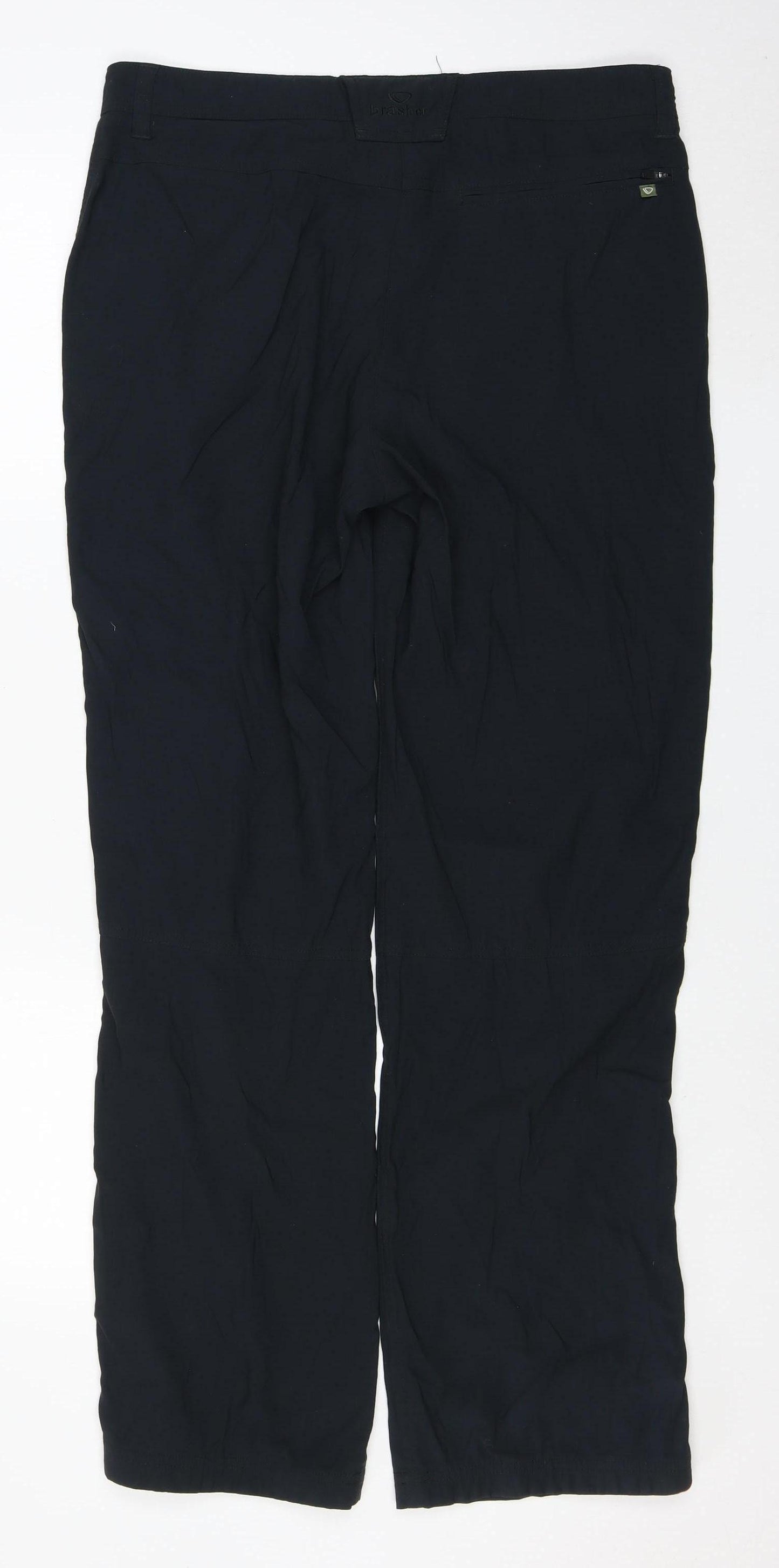 Brasher Women's Black Size 12 Cargo Trousers Polyamide Stretch Outdoor