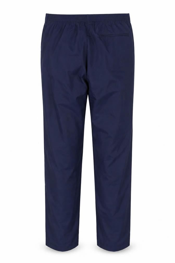 Tibard Womens Blue Size 12 Workwear Trousers Elastic Waist Polyester Cotton
