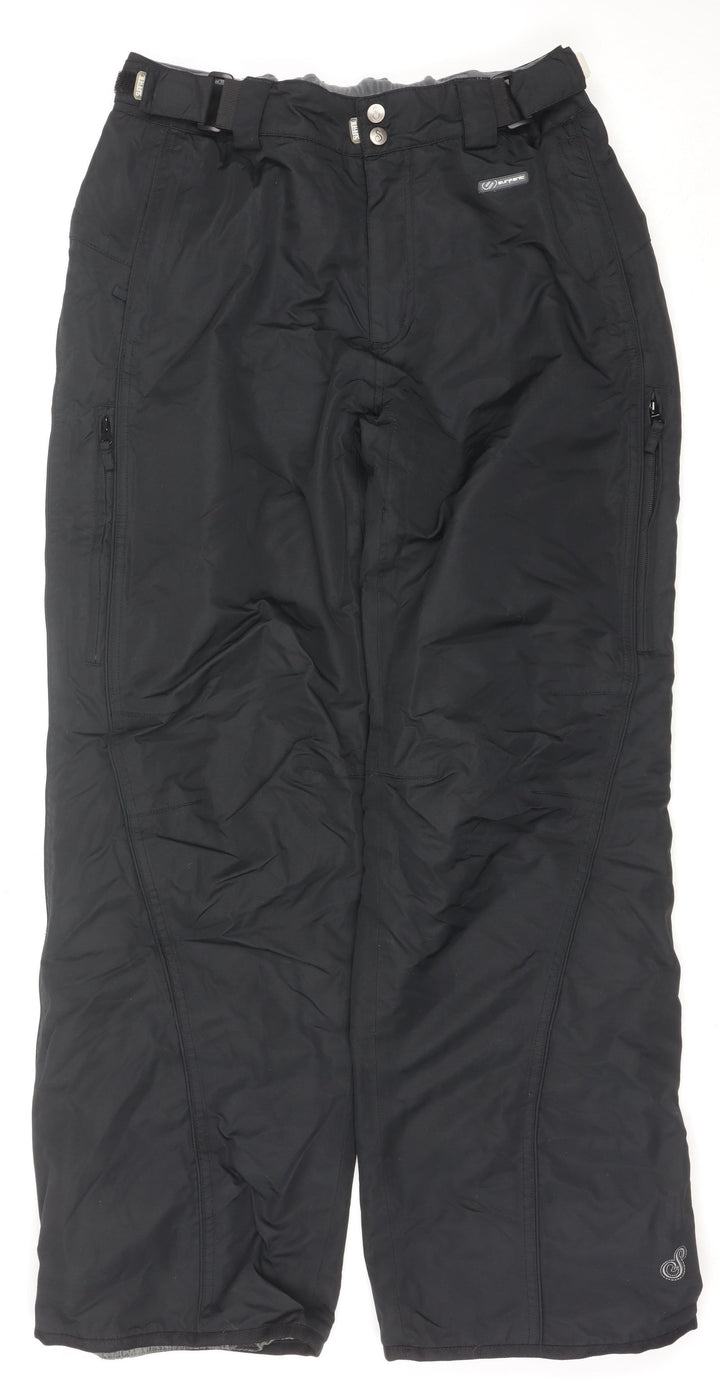 Surfanic Womens Black L Snow Pants Waterproof Ski Trousers