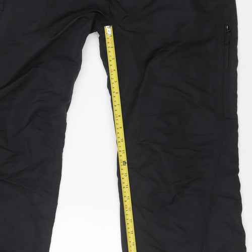 Surfanic Womens Black L Snow Pants Waterproof Ski Trousers