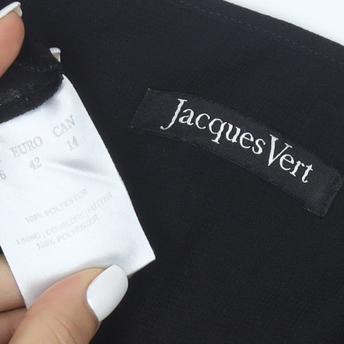 Jacques Vert Women's Black Sleeveless Blouse Size 16