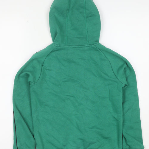 Adidas Boys Green Hoodie 9-10 Years Leeds United Pullover Sweatshirt
