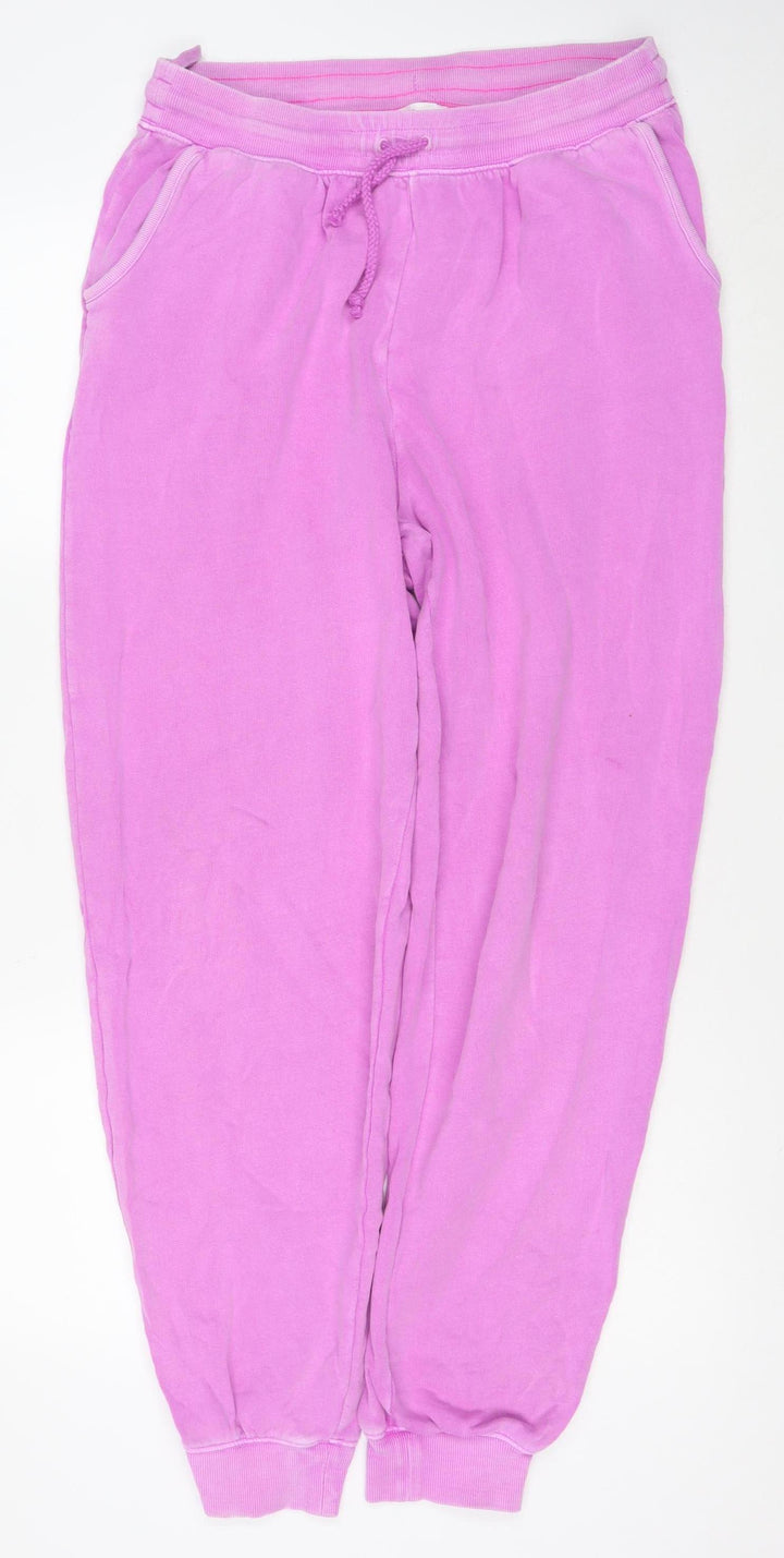 Boutique Womens Pink Cotton Jogger Trousers Size M Regular Fit