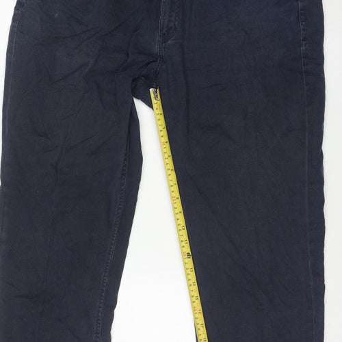 Maine New England Men's Blue 40S Chino Trousers Cotton Stretch