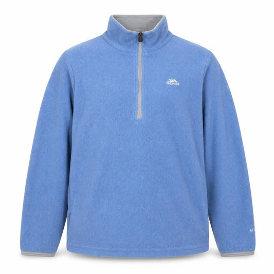 Trespass Boys Blue Fleece 1/2 Zip Pullover Hoodie 9-10 Years