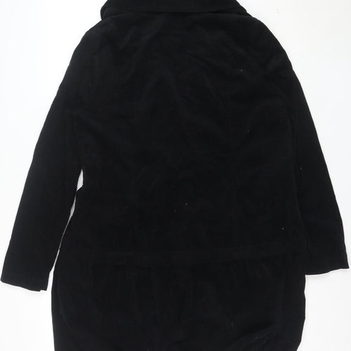 Myrine Essentials Women’s Black Corduroy Hooded Jacket Size L